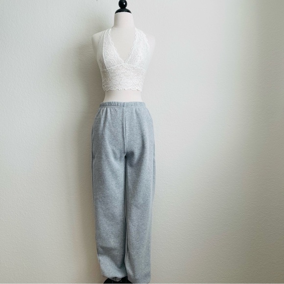 Bundle SHEIN EZWear Women Solid Color Elastic Waist Slant Pocket Sweatpants - Picture 2 of 16